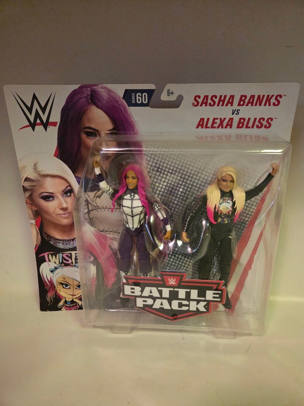 Sasha Banks vs Alexa Bliss WWE Battle Pack Series 60